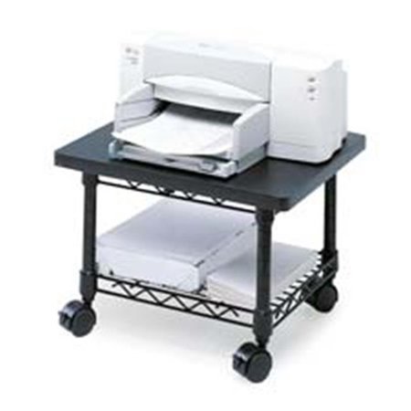 SAFCO Safco Products Company SAF5206BL Under Desk Printer-Fax Stand- 4 Casters- 19in.x16in.x13-.50in.- Black SAF5206BL